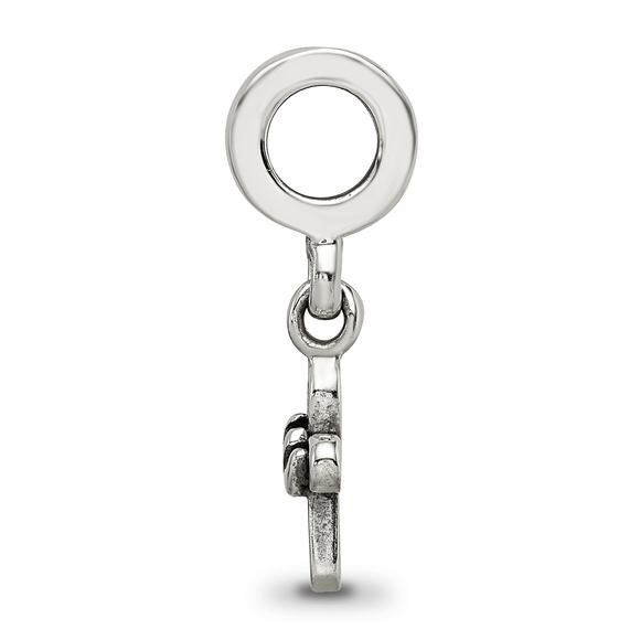 Sterling Silver Reflections Cross Dangle Bead - Picture 3 of 4